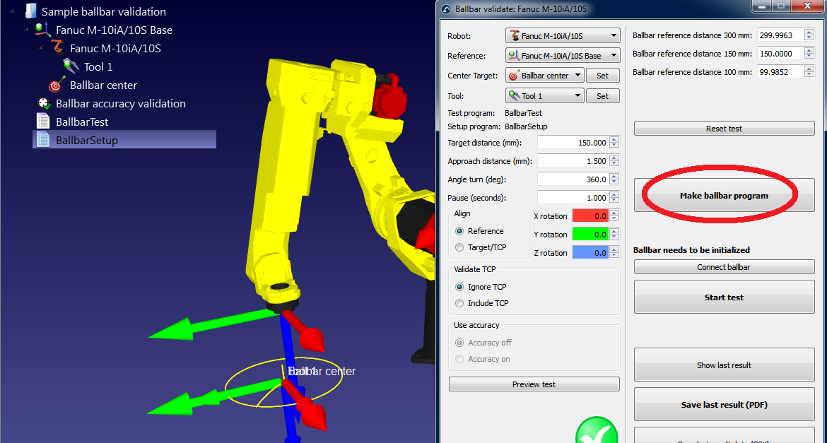 Robot Validation Ballbar Test - Bild 7