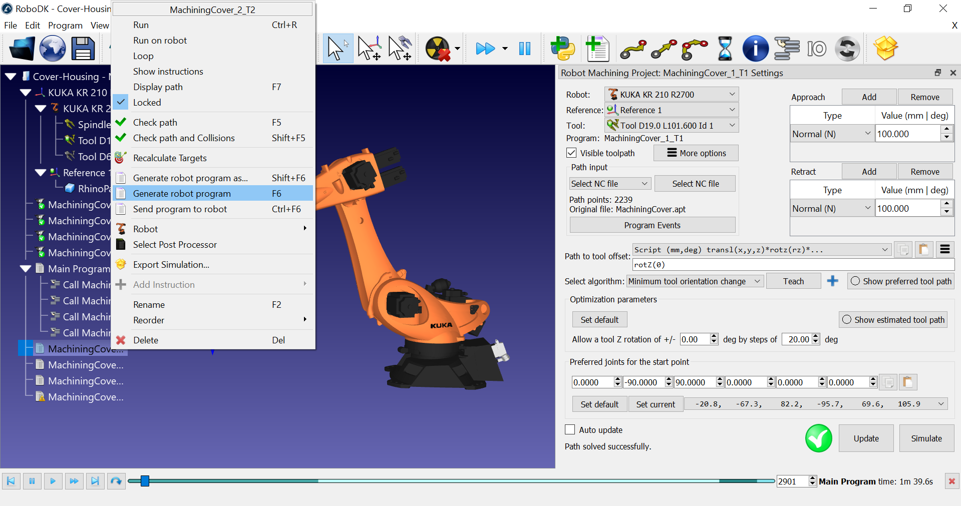 Example 3 Axis Robot Machining - Image 7